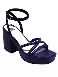 Tacones Wild Fable Astro negros con tiras plataforma bloque para mujer talla 13 nuevos en caja - Imagen 1 de 5