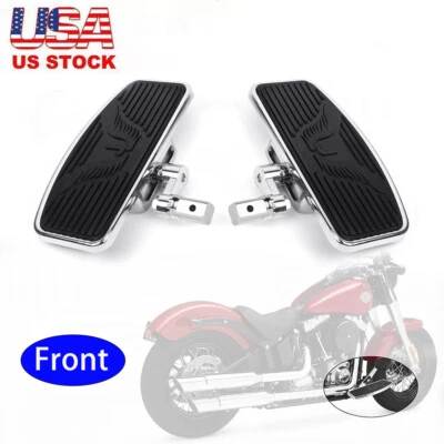 Front Footboard Floorboard For Honda VTX1300 VTX1800 Suzuki C50 VL400 VL800 USA - Image 1 of 4