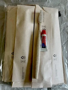 10 Travel Toothbrushes Kit Bulk, Disposable Toothbrushes with Toothpaste(5g), - Picture 1 of 2