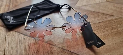 Sportsgirl - Womens Flower Ombre Rainbow Sunglasses - Hippy/Boho/Flower Child - image 1 of 4