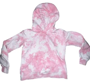 DKNY Sport Girl's Pink Tie Dye Hooded Sweatshirt Size 6 Girls - Picture 1 of 12