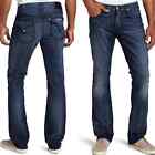 Hudson Mid Rise Men's Blue Stretch  Boot Cut Jeans 38