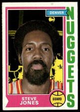 1974 Topps #193 Steve Jones   Basketball Denver Nuggets