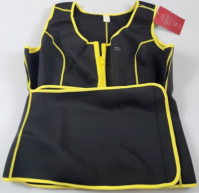 Chaleco de neopreno entrenador de cintura moldeador corporal más delgado para sauna talla 7XL NUEVO CON ETIQUETAS Foto 1 de 4