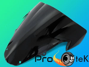 For 2003-2004 Suzuki GSXR1000 K3 Smoke Black Double Bubble Windscreen Windshield - Picture 1 of 3