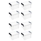 8 Pcs Sewing Tool Storage Case Boxes with Lids Mini Clothes