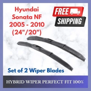 Hybrid Wiper Front Set For Hyundai Sonata NF 2005-2010 - Picture 1 of 6