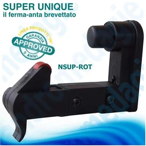 SUPER UNIQUE NSUP-ROT BLACK Shockproof for shutter working on the door profile - Picture 1 of 4