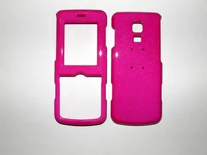 LG VX7100 VERIZON SOLID HOT PINK MIT GLITZER GLÄNZEND COVER NEU - Bild 1 von 1