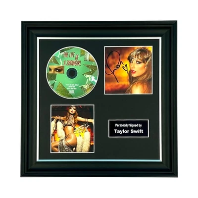 Taylor Swift SIGNED The Life of a Showgirl Photo #1 Luxury Display COA Autograph - Image 1 of 4
