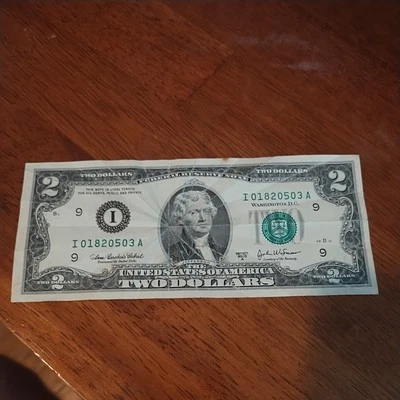 Купюра $2 серии 2003 A - Изображение 1 из 2