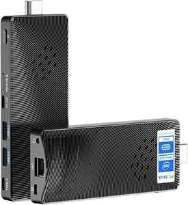 HEIGAOLAPC Mini PC Stick Windows 11 Pro Intel N4000 4GB 64GB HDMI Fanless - Picture 1 of 10