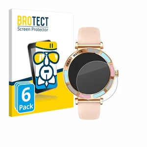 6x BROTECT Panzerfolie Schutzglas für Braidol Smartwatch 1.27" 9H Zubehör - Zdjęcie 1 z 7