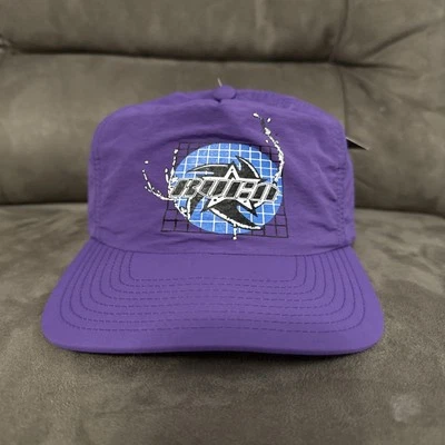 Новый с Ярлыками RVCA лезвия бейсболки неструктурированный нейлона шляпа крышка - фиолетовый/синий - Изображение 1 из 4