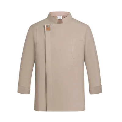 Work Clothes Catering Cooking Clothes Tops Restaurant Uniform Shirt Cook Jacket - Image 1 of 4