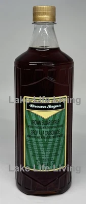 Starbucks Brown Sugar Flavored Syrup 1 Liter 33.8 Oz Bottle BB 2/5/26
