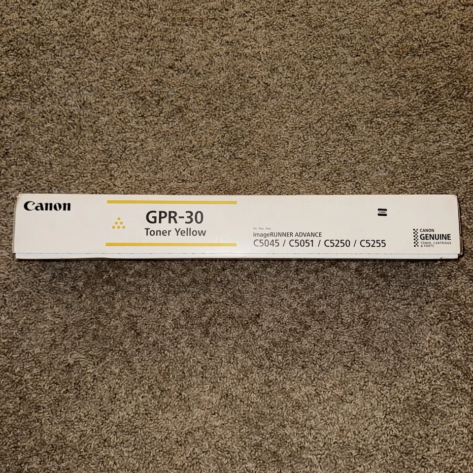 Cartucho de tóner amarillo Canon GPR-30 (2801B003AA) Foto 1 de 4