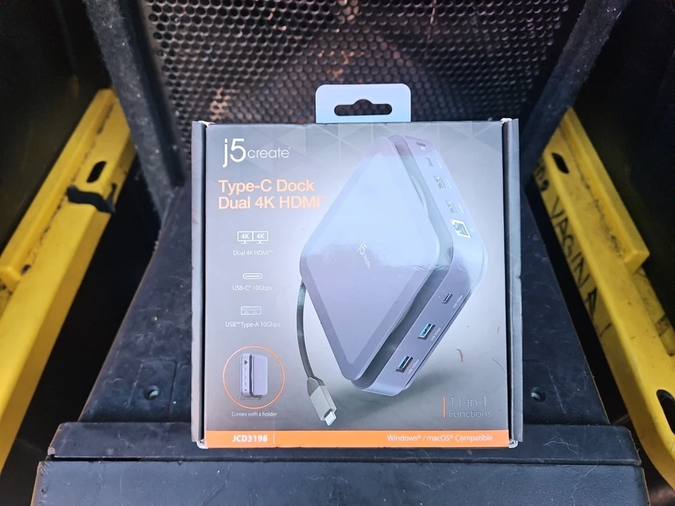 J5create Type-C USB-C Dual 4K HDMI Dock Windows/macOS Compatible - Image 1 of 1