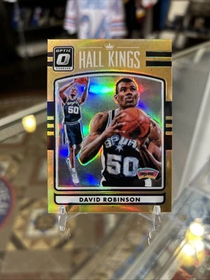 2016-17 Panini Donruss Optic Hall Kings David Robinson Orange SP/199 Spurs ¡Salón de la fama! Foto 1 de 2