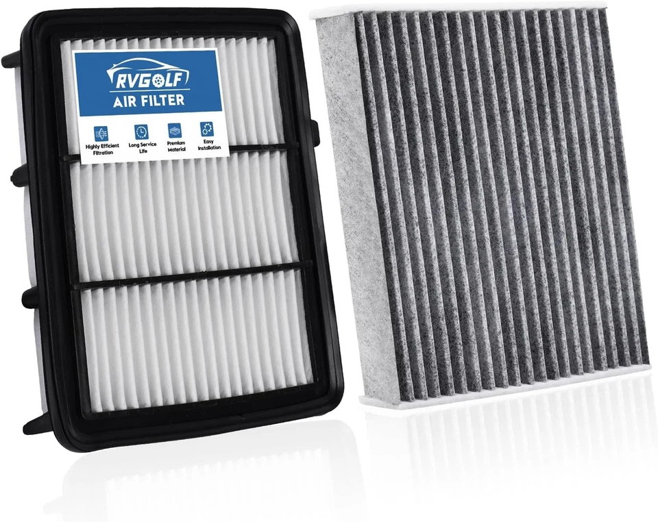 Engine+Cabin Air Filters Fit for Honda Accord (Gas Only, L4 1.5L) 2018 2019 2020 - Image 1 of 4