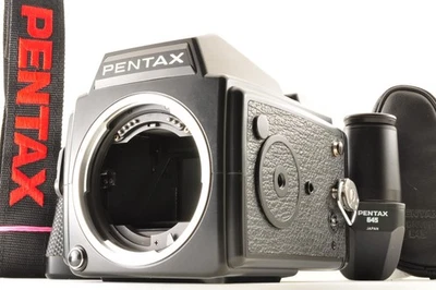 Pentax 645 Medium Format Film Camera 120 Holder /Angle Finder *Near Mint* #4376 - Image 1 of 4