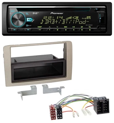 Pioneer DAB MP3 CD USB Bluetooth Autoradio für Lancia Musa (ab 2005) - Bild 1 von 4