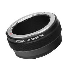 Fotga Camera Adapter Ring For Nikon F AI AIS Mount lens For Canon EOSM M6 EF-M