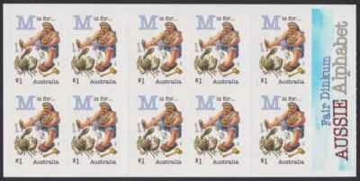 AUSTRALIA - 2019 Aussie Alphabet "M" complete booklet ($10) - VF MNH - Image 1 of 2