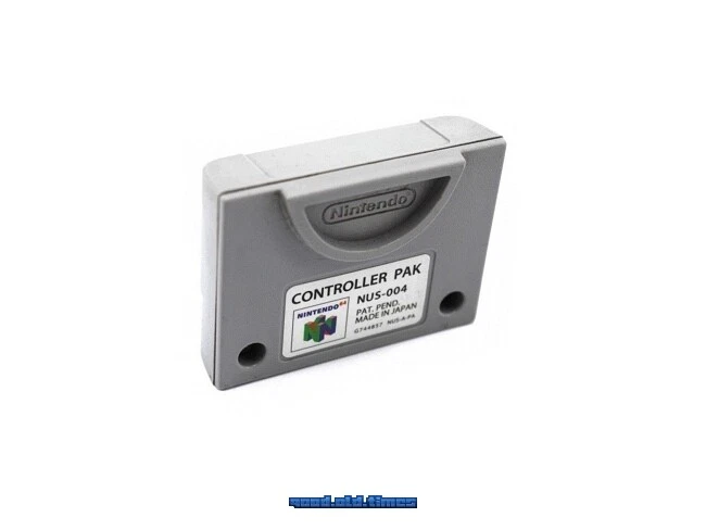 NINTENDO 64 / N64 Controller Pak Pack / Scheda Di Memoria - TOP - Immagine 1 di 1