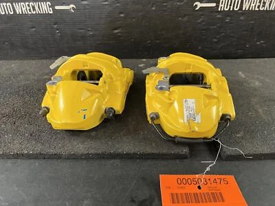 2017 ALFA ROMEO GIULIA 前左右 BREMBO Brake Calipers 黄色 — 第 1/4 张图片