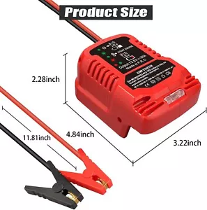 30A Jump Starter 11AWG Jumper Cables Jump Charger for Milwaukee 18v Battery - Picture 1 of 7