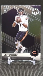2021 Panini Mosaic Justin Fields #304 Base Rookie Card RC Bears - Picture 1 of 2