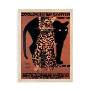 Impression sur Toile Papier Affiche Ou Peinture Anonyme Zoologischer Garten-1912 - Imagen 1 de 2