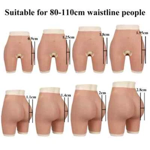 Traje Cintura Entrepierna Abierta Glúteos Pantalones de Silicona Levantador de Cadera Sexy Levantamiento de Cadera Glúteos - Imagen 1 de 25