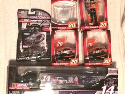 2017 TONY STEWART #14 COCHE - camión y conjunto de adornos de Navidad 🇺forever a champ🇺 Foto 1 de 4