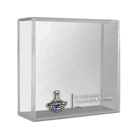 2019 ST LOUIS BLUES Stanley Cup Champions NHL Hockey Puck Case - Cube (Empty) Cover