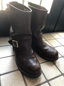 Red Wing 2269 Men's Engineer Boots Chocolate Brown 2009 Size US8 26cm Used - Picture 1 of 5