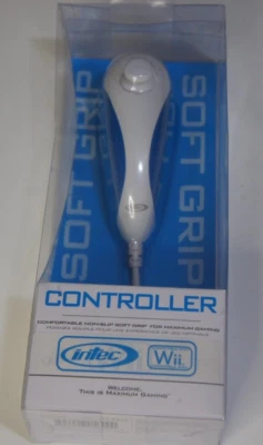 Nintendo Wii Nunchuk Controller Blue Non Slip Grip intec SEALED 2008 G5600 - Image 1 of 4