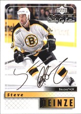 1999-00 (BRUINS) Upper Deck MVP SC Edition Silver Script #20 Steve Heinze