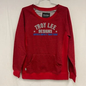 Troy Lee Designs TLD Kicker Pullover Hoodie Red Size Women's Large LG *SAMPLE* - Picture 1 of 2