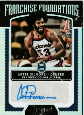 2017-18 Panini Cornerstones Artis Gilmore Auto Card #37/49 - Mint  Kentucky - Image 1 of 2