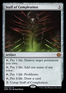 MTG - STAFF OF COMPLEATION - All Will Be One (M) - Picture 1 of 1