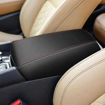 Center Console Lid Armrest Cover For Nissan Maxima 2016-2024 PU Leather Cushion Foto 1 de 4