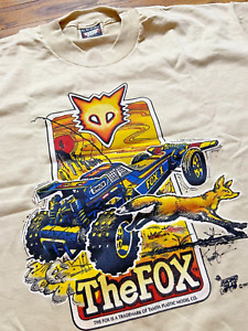 NOS NIP Vintage 80s USA Tamiya The Fox 1987 Racing Silks RC R/C Car T-Shirt XL