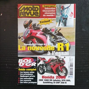 MOTO REVUE 3678 YAMAHA YZF 1000 R1 HONDA CBR 1000 RR VFR 800 V-TEC BMW F650 CS - Picture 1 of 2