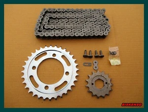 Fit Honda CB72 CB77 Front Sprocket 15T & Rear sprocket 32T & Drive Chain #BI# - Picture 1 of 5