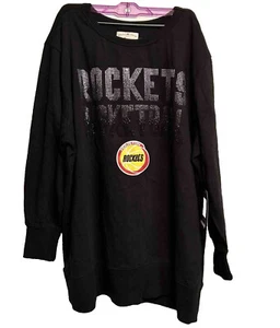 GIII Women's NBA Houston Rockets Show Time Top, Black, 2XL - Picture 1 of 4