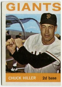 1964 Topps #313 Chuck Hiller San Francisco Giants - Bild 1 von 2