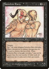 Nameless Race The Dark PLD Black Rare MAGIC THE GATHERING MTG CARD ABUGames