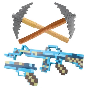 Minecraft ABS Weapon Game Toy Kids Gift Large Diamond Axe Pickaxe Set New - Picture 1 of 16